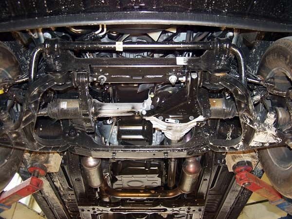Защита картера Jeep Cherokee двигатель 2,8; 3,7  (2007-2013)  арт: 04.0974