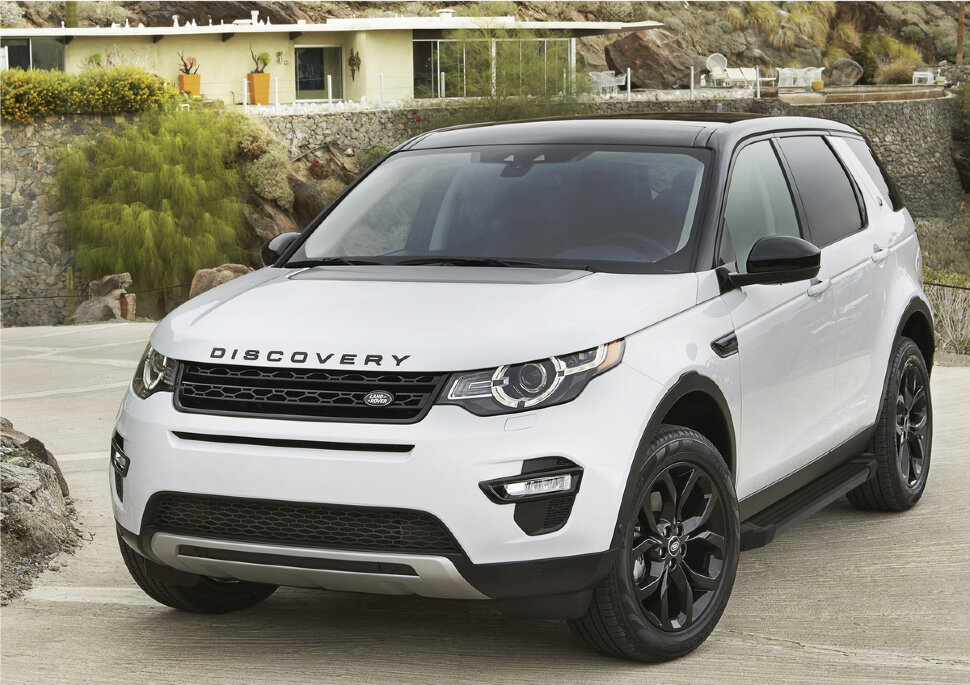 Пороги площадки (подножки) "Black" Rival для Land Rover Discovery Sport 2014-2019, 180 см, 2 шт., алюминий, F180ALB.3103.1 купить недорого