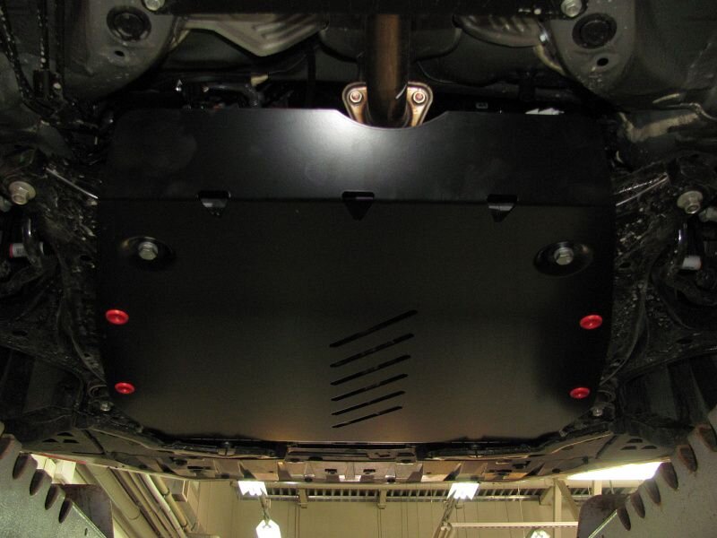 Защита картера и КПП для Honda Civic 9 4D от Sheriff арт. 09.2257 год. 2012-2016
