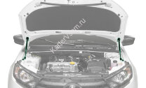 Газовые упоры капота Pneumatic для Datsun mi-DO 2015-2020, 2 шт., KU-LD-GR00-02
