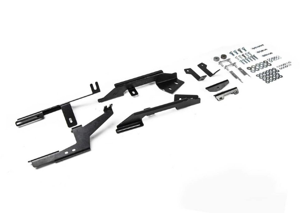 Комплект крепежа к порогам Rival для Renault Duster I, II поколение 2010-2021 2021-н.в., сталь, 9.4701.3