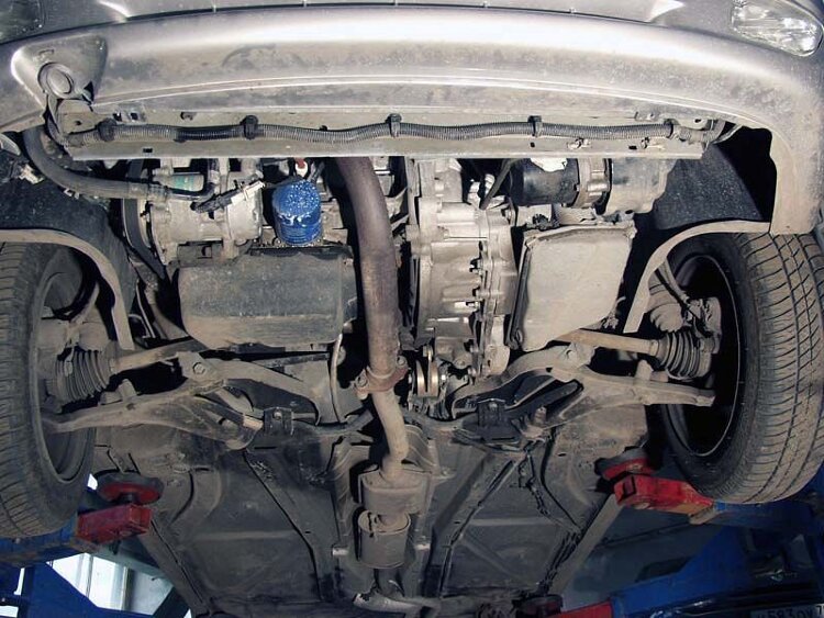 Защита картера Citroen Saxo двигатель 1,0; 1,1; 1,4; 1,6; 1,5D  (1996-2004)  арт: 05.0742