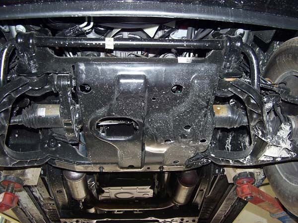 Защита картера Jeep Cherokee двигатель 3,7; 4,0; 2,8CRD  (2007-2011)  арт: 04.0974