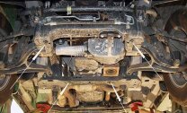 Защита картера Jeep Commander двигатель 3.7; 4,7; 5,7; 3,0 CRD  (2005-2010)  арт: 04.0963