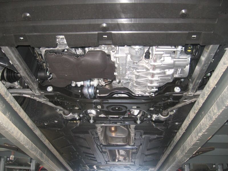 Защита картера и КПП Mercedes Benz A-Klasse двигатель 1,3; 2,0  (2018-)  арт: 13.3943