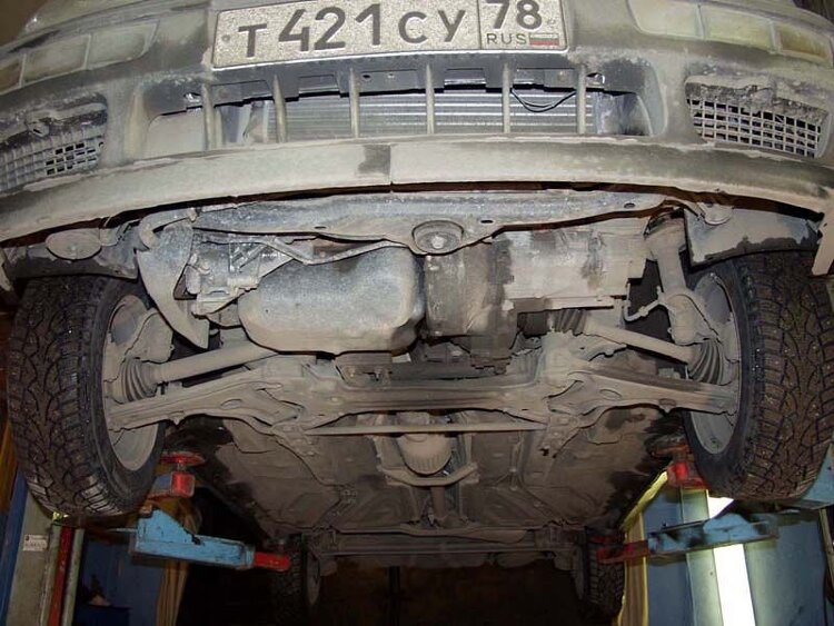 Защита картера и КПП Volkswagen Caddy двигатель 1,8; 2,0  (1991-1999)  арт: 26.0021