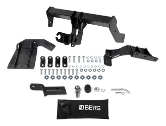 Фаркоп под квадрат Berg для Peugeot 4007 2008-2012, шар E, 1500/75 кг, F.4012.001