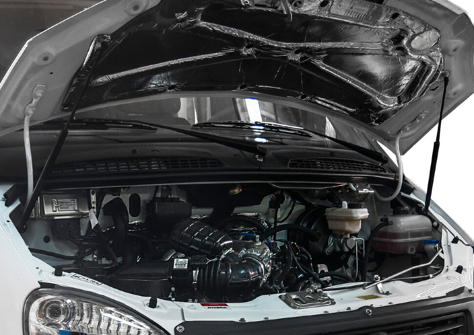 Газовые упоры капота АвтоУпор для ГАЗ ГАЗель Бизнес 2010-н.в., 2 шт., UGABIZ011