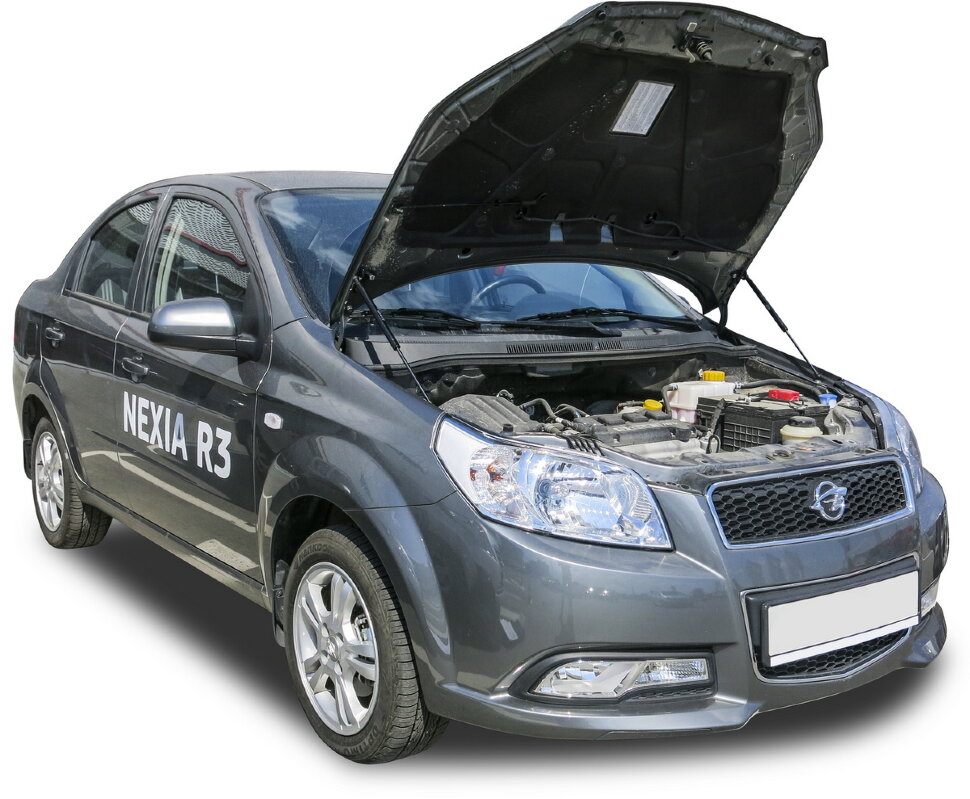 Газовые упоры капота АвтоУпор для Ravon Nexia R3 2016-н.в., 2 шт., URAR3011