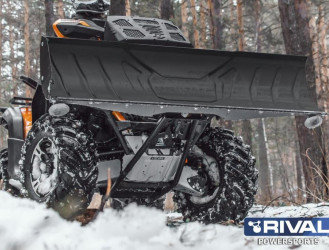 Снегоотвал быстросъемный Quick2 black 150 мм арт. 2444.0100.1.B (Land Rover )