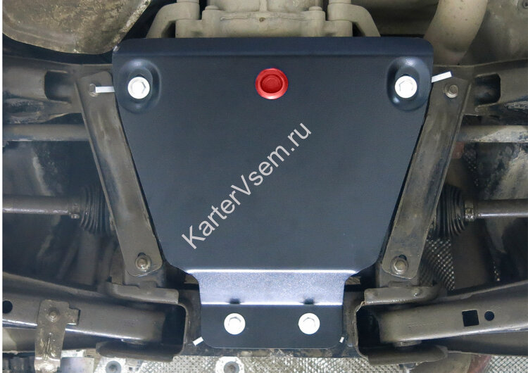 Защита редуктора АвтоБроня для Ford Kuga II рестайлинг 4WD 2016-2019, сталь 1.8 мм, с крепежом, 111.01869.1