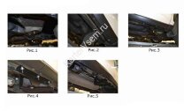 Пороги площадки (подножки) "Premium-Black" Rival для Lexus NX 2014-2017, 173 см, 2 шт., алюминий, A173ALB.3202.1 лучшая цена