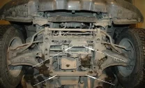 Защита картера Daihatsu Be-Go двигатель 1,5  (2006-2016)  арт: 31.1950