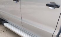 Пороги на автомобиль "Silver" Rival для Geely Emgrand X7 2013-2018, 173 см, 2 шт., алюминий, F173AL.1902.2