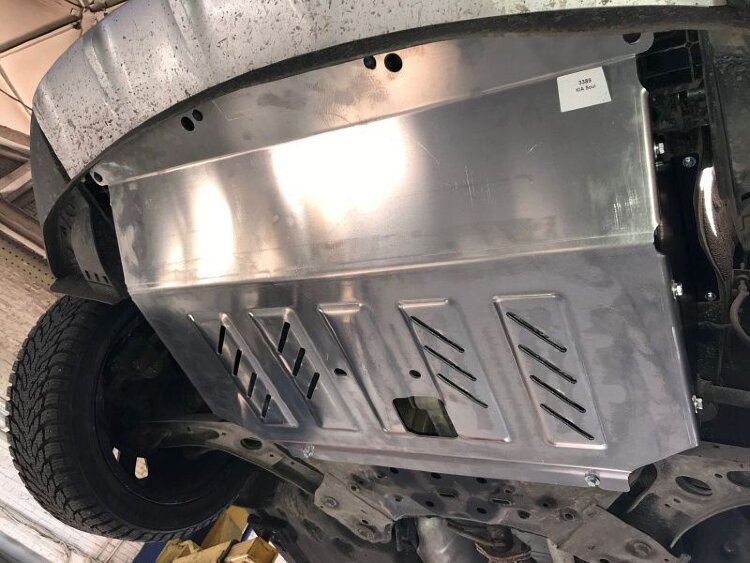 Защита картера и КПП Kia Soul двигатель 1.6 AT, 1,6 Turbo AT  (2014-2019)  арт: 11.3389