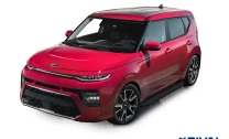 Пороги на автомобиль (подножки) "Premium-Black" Rival для Kia Seltos 2020-н.в., 180 см, 2 шт., алюминий, A180ALB.2805.1