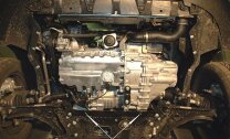 Защита картера и КПП Volkswagen Caddy двигатель 1,9 TDI; 2,0 TDI (2wd, 4wd)  (2004-2015)  арт: 26.1885