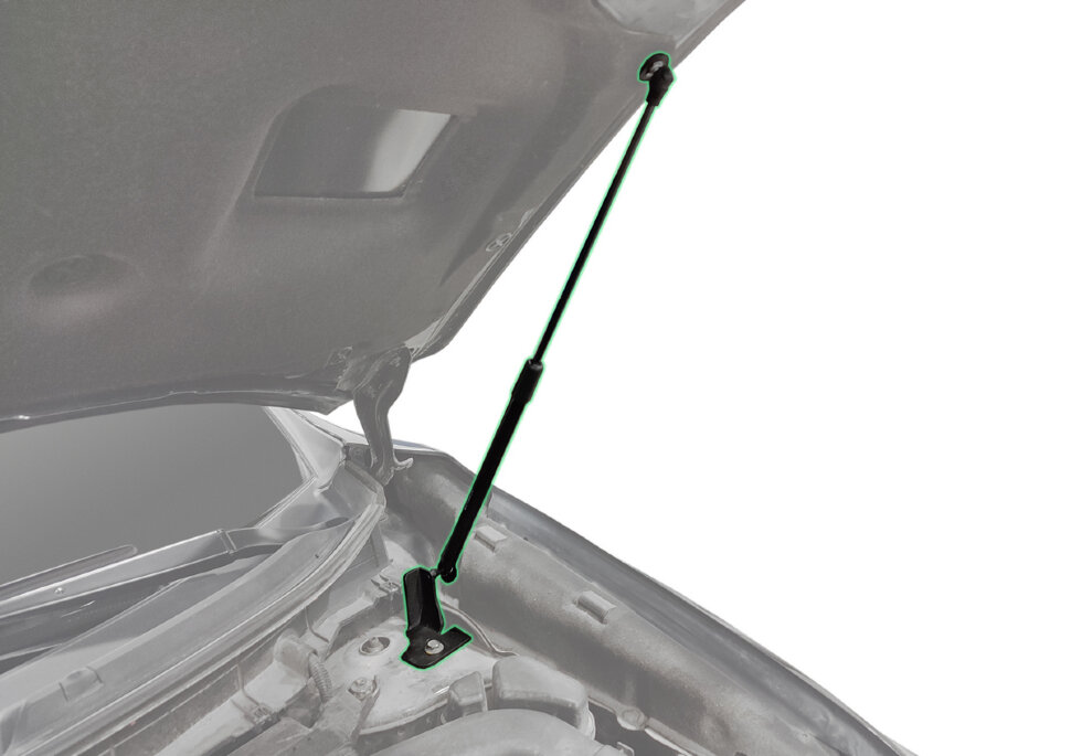 Газовые упоры капота Pneumatic для Nissan X-Trail T32 2015-2018 2018-н.в., 2 шт., KU-NI-XT32-00