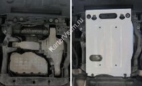 Защита картера Rival для Jeep Grand Cherokee WK2 рестайлинг 2013-2018, штампованная, алюминий 4 мм, с крепежом, 333.2734.1