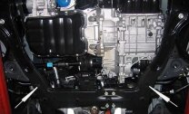 Защита картера и КПП Hyundai Sonata двигатель 2,7; 3,3; 2,2CRDI  (2005-2011)  арт: 10.0834