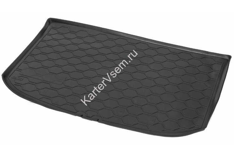 Коврик в багажник автомобиля Rival для Kia Soul II поколение хэтчбек 2014-2019, полиуретан, 12806001