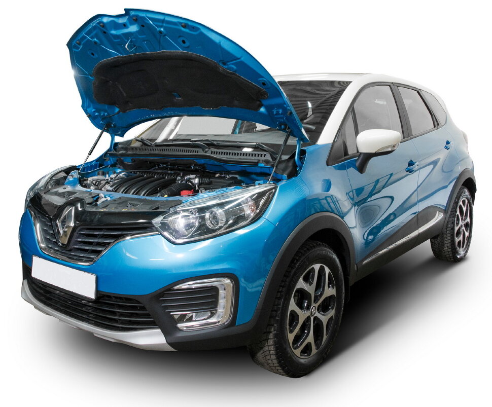 Газовые упоры капота АвтоУпор для Renault Kaptur (вкл. Extreme) 2016-2020 2020-н.в., 2 шт., UREKAP021
