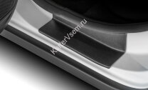Накладки на пороги AutoMax для Lada Xray 2015-н.в., ABS пластик 2.3 мм, 4 шт., AMP.6006.001 с инструкцией и сертификатом