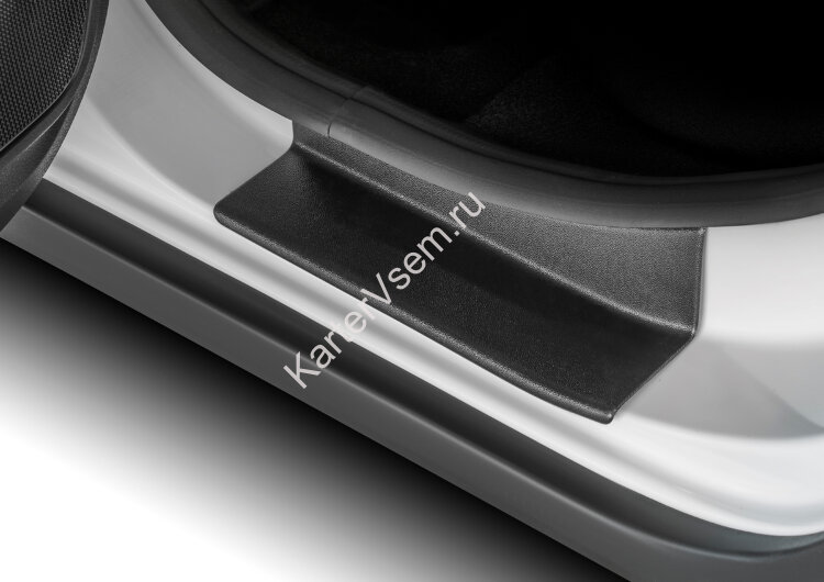 Накладки на пороги AutoMax для Lada Xray 2015-н.в., ABS пластик 2.3 мм, 4 шт., AMP.6006.001 с инструкцией и сертификатом