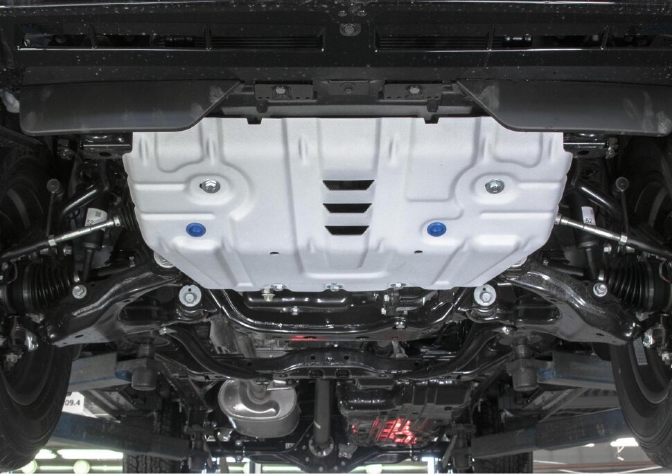 Защита радиатора Rival для Toyota Land Cruiser Prado 150 2009-2013, штампованная, алюминий 3 мм, с крепежом, 333.9516.1
