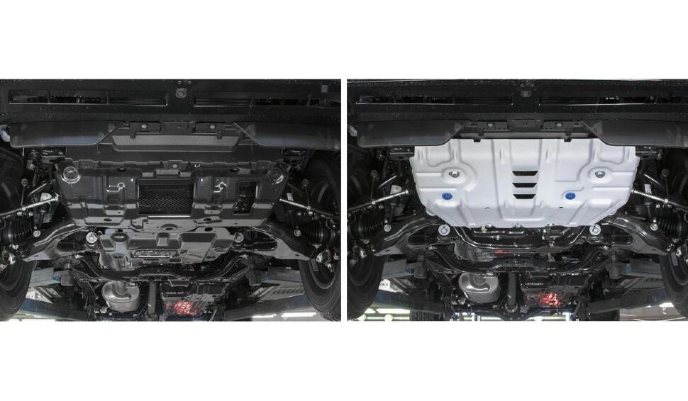 Защита радиатора Rival для Toyota Land Cruiser Prado 150 2009-2013, штампованная, алюминий 3 мм, с крепежом, 333.9516.1