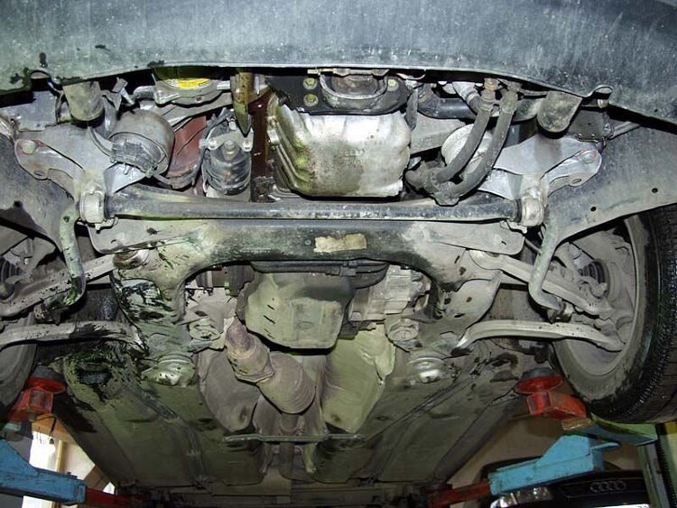 Защита картера Audi A4 двигатель 1,6  (1995-2001)  арт: 02.1525