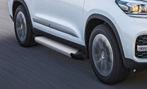 Пороги-площадки Chery Tiggo 7 Pro Max I поколение 2022-н.в. Silver Rival, арт. F180AL.0905.2