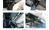 Защита штатных порогов d42 Rival для Toyota Hilux VIII рестайлинг (Exclusive) 2018-2020, нерж. сталь, 2 шт., R.5722.005