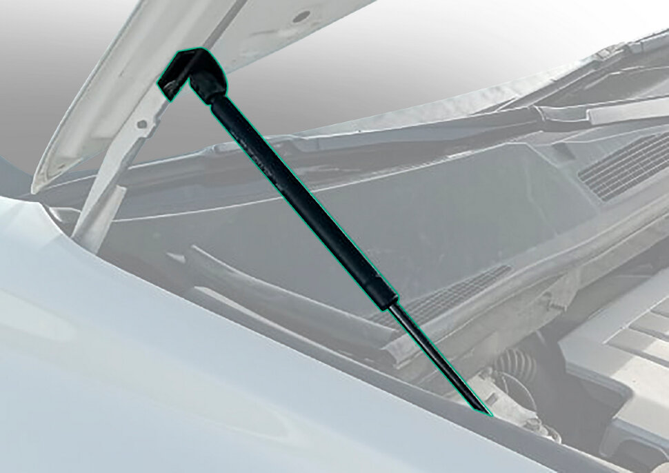 Газовые упоры капота Pneumatic для Toyota Highlander U40 рестайлинг 2010-2013, 2 шт., KU-TY-HL00-00