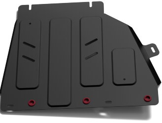 Защита КПП АвтоБроня для Haval H9 I рестайлинг 4WD 2017-н.в. (устанавл-ся совместно с 111.09408.1), штампованная, сталь 1.8 мм, с крепежом, 111.09409.1