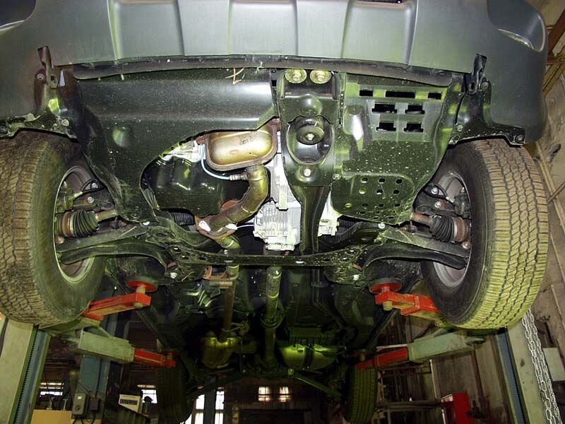 Защита картера и КПП Ford Escape двигатель 2,0; 2,3; 3,0  (2001-2004)  арт: 08.0385