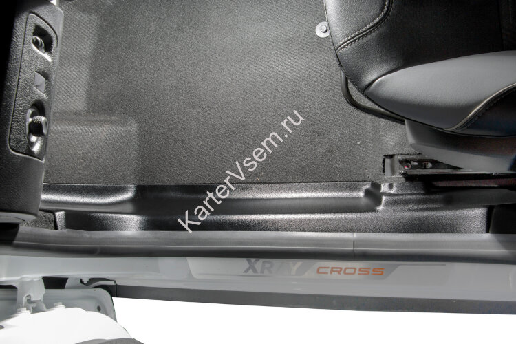 Накладки на ковролин AutoMax для Lada Xray 2015-н.в., ABS пластик 2.3 мм, 4 шт., AMP.6006.003 с доставкой по всей России