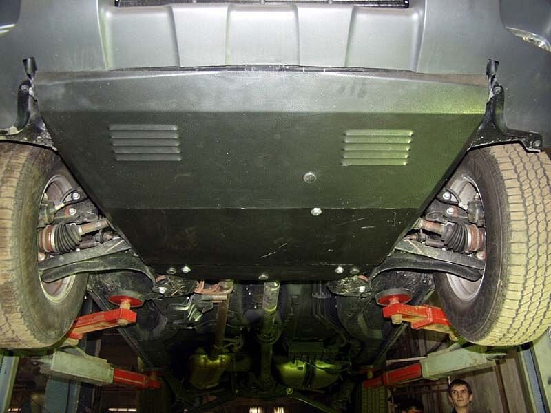 Защита картера и КПП Ford Escape двигатель 2,0; 2,4; 2,7; 3,0  (2001-2004)  арт: 08.0385