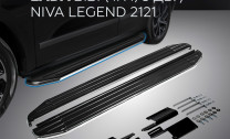 Пороги-площадки Lada (ВАЗ) Niva Legend 2121 I поколение 2021-н.в. Premium Rival, арт. A128ALP.6004.1
