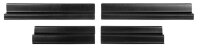 Накладки на пороги AutoMax для Lada Granta седан, универсал, хэтчбек, лифтбек 2011-2018 2018-н.в., ABS пластик 2.3 мм, 4 шт., AMP.6002.001