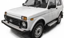 Пороги-площадки Lada (ВАЗ) Niva Legend 2121 I поколение 2021-н.в. Silver Rival, арт. F128AL.6004.1