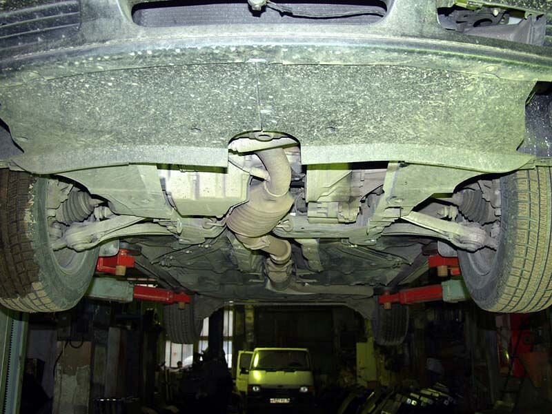 Защита картера и КПП Saab 44994 двигатель 2  (1998-2002)  арт: 20.0345