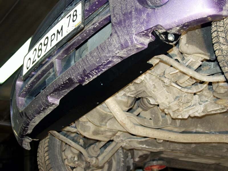 Защита картера и КПП Suzuki Wagon R + двигатель 1,0; 1,2  (1997-2000)  арт: 23.0696