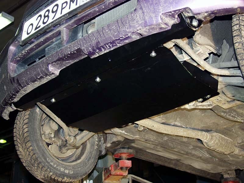 Защита картера и КПП Suzuki Wagon R + двигатель 1,0; 1,2  (1997-2000)  арт: 23.0696