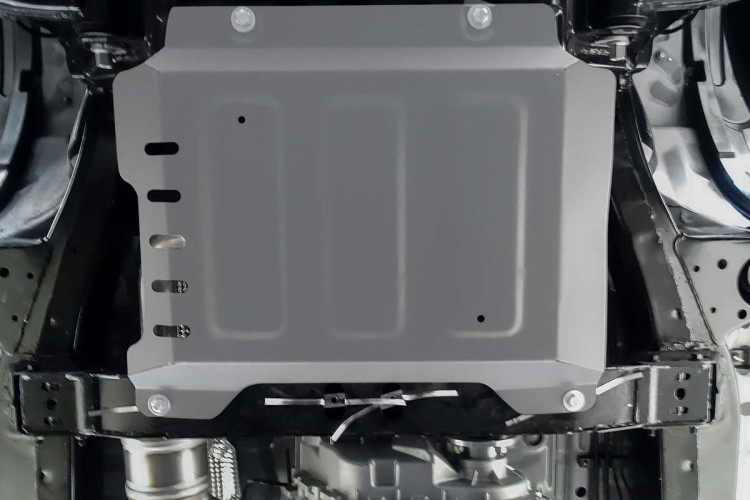 Защита картера Rival для Sollers ST6 (V - 2.0) 2023-н.в., алюминий 3 мм, с крепежом, штампованная, 333.9209.1