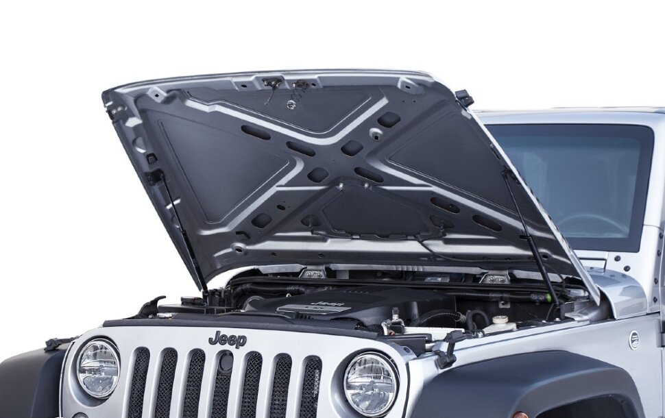 Газовые упоры капота Rival для Jeep Wrangler JK 2007-2018, 2 шт., 2A.ST.2703.1