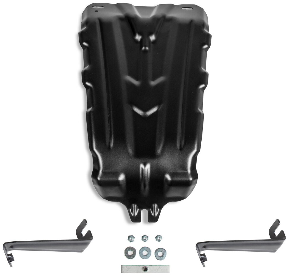 Защита редуктора Rival для Renault Duster I 4WD 2010-2021, сталь 1.5 мм, с крепежом, штампованная, 111.4737.1