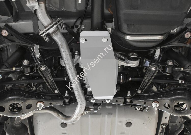 Защита редуктора Rival для Lexus NX 300 рестайлинг 4WD 2017-н.в., алюминий 3 мм, с крепежом, 333.3216.1