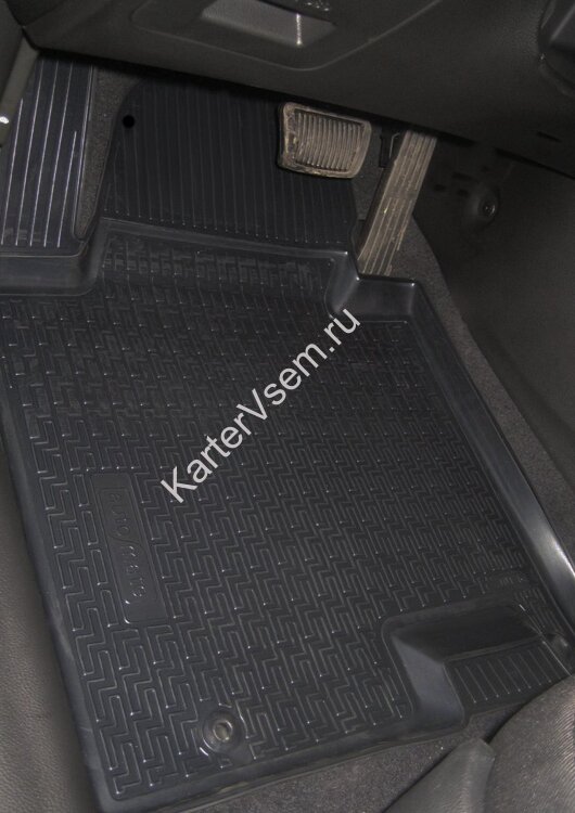 Коврики в салон автомобиля Rival для Hyundai i30 II поколение хэтчбек 3/5-дв., универсал 2011-2017, полиуретан, 5 частей, 12302001