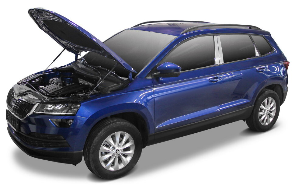 Газовые упоры капота АвтоУпор для Skoda Karoq 2020-н.в., 2 шт., USKKAR011